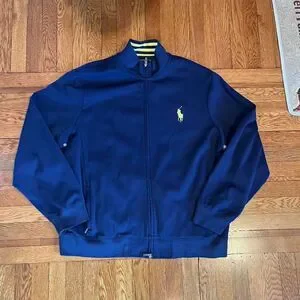 POLO　SPORT　Ralph Lauren　Y2K track　Jacket Y2K Polo Ralph Lauren Track Jacket Men's Medium Navy Red Po